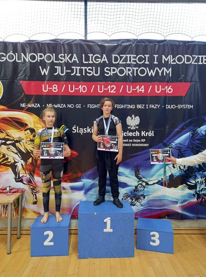 Olga Baran-Podwójna medalistka na Ogólnopolskiej Lidze Dzieci i Młodzieży w Ju-jitsu sportowym